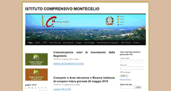 Desktop Screenshot of icmontecelio.it